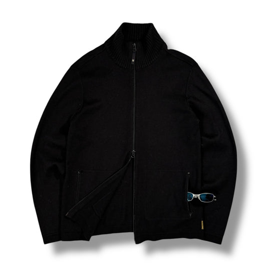 Armani Jeans 00’s Full Zip Knit Jumper Medium