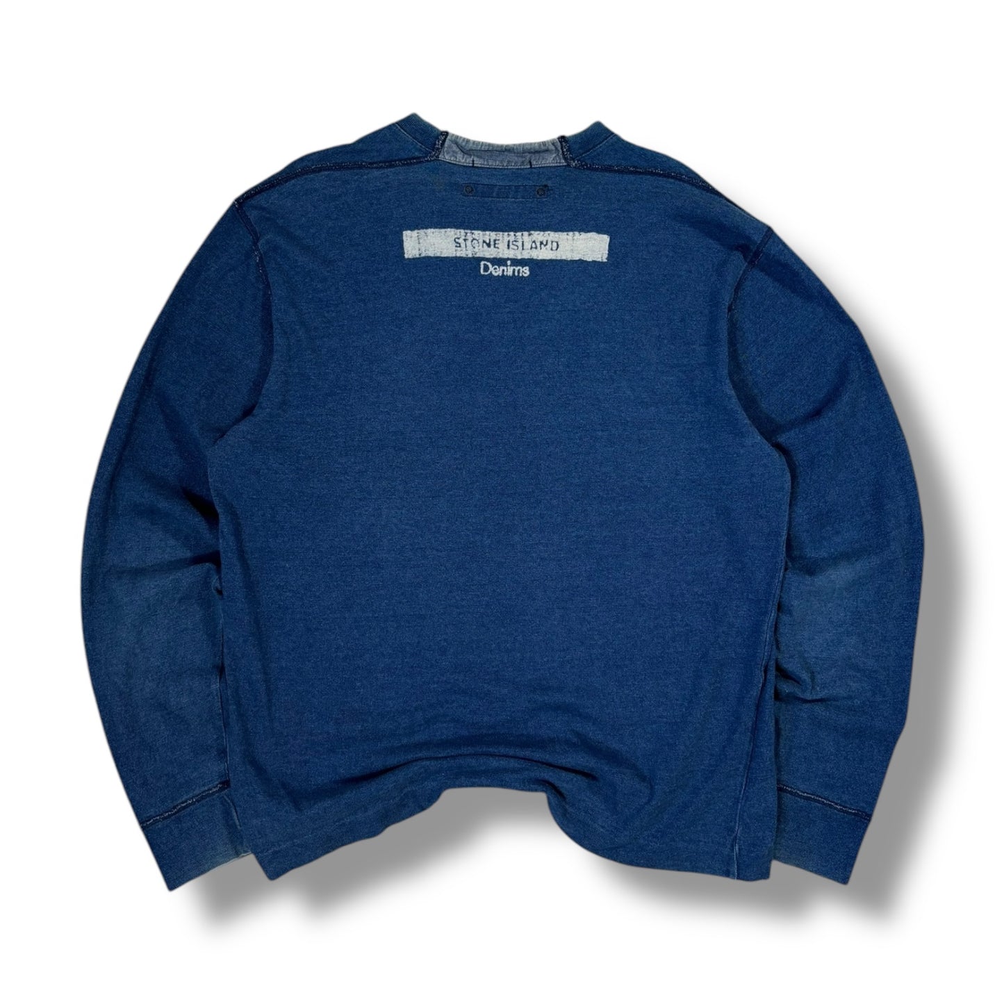 Stone Island Denim 00’s Longsleeve T Shirt Large