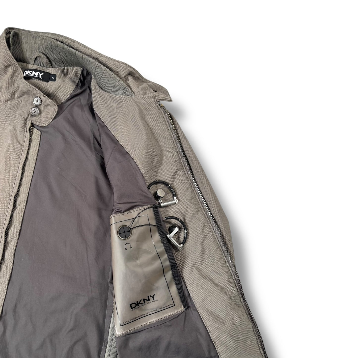 DKNY 00's Slate Grey Bomber
Jacket Extra Large