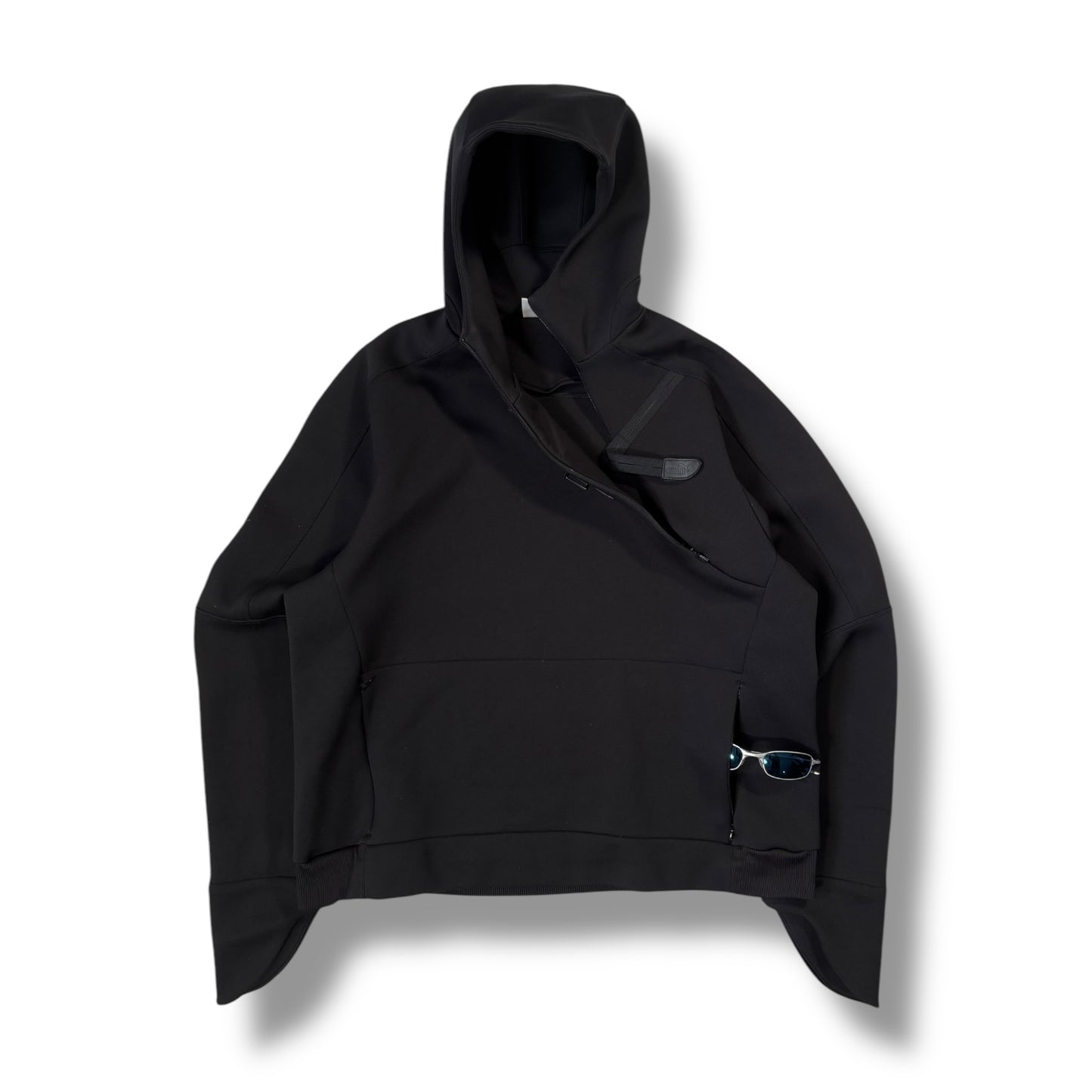 Puma Mostro 00’s Asymmetrical Zipped Hooded Jacket Large