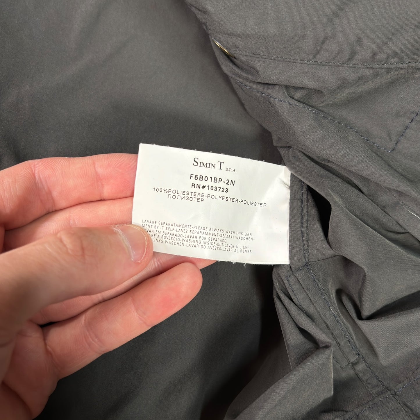 Armani Jeans 00's Dark Grey Cropped Multipocket Jacket XL