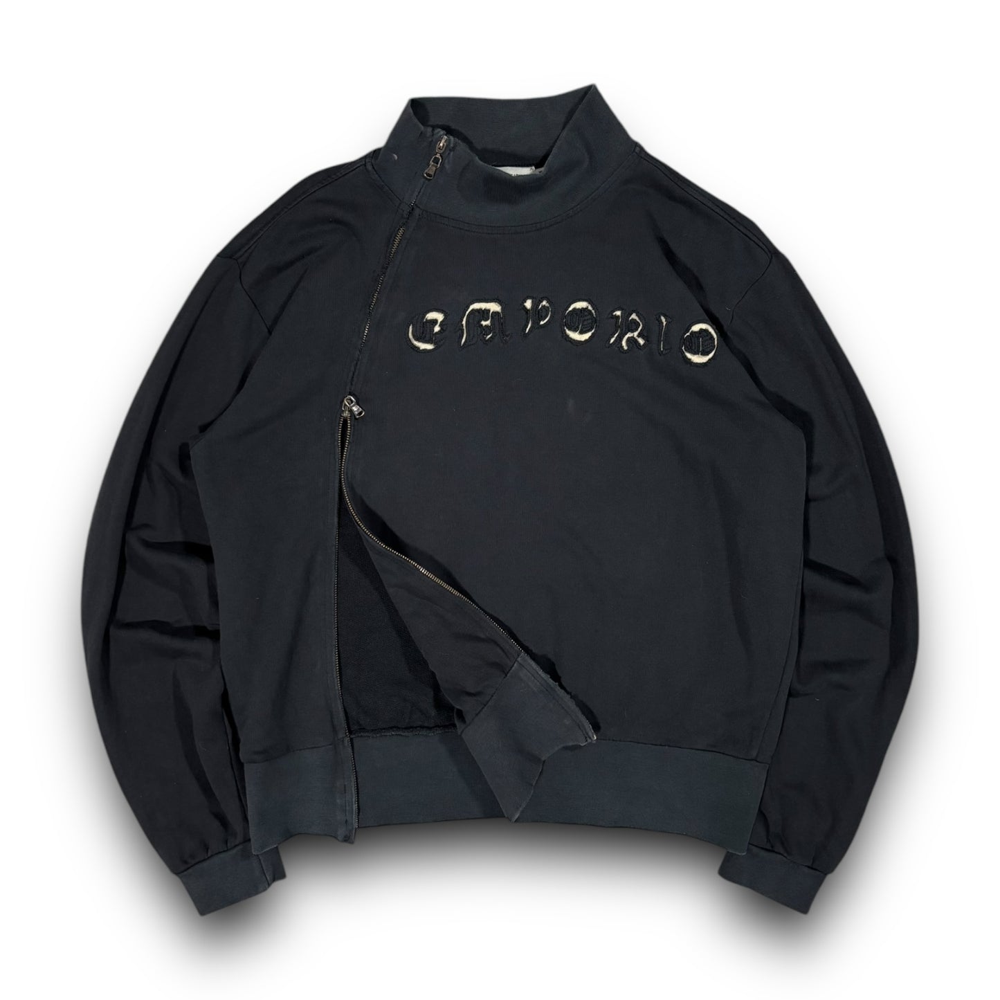 Emporio Armani 00’s Asymmetrical Zipped Jacket Extra Large