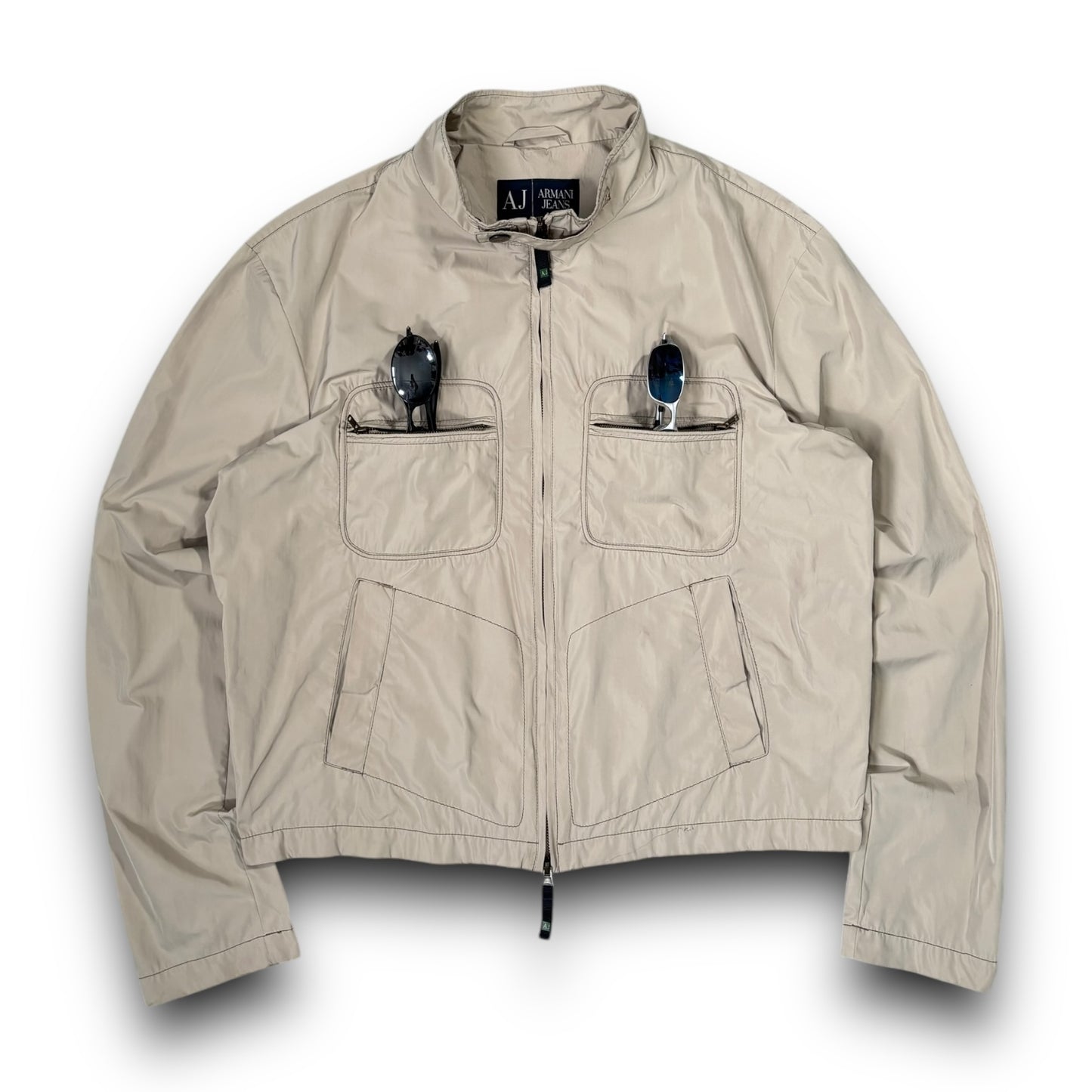 Armani Jeans 00’s Cropped Utility Jacket Large