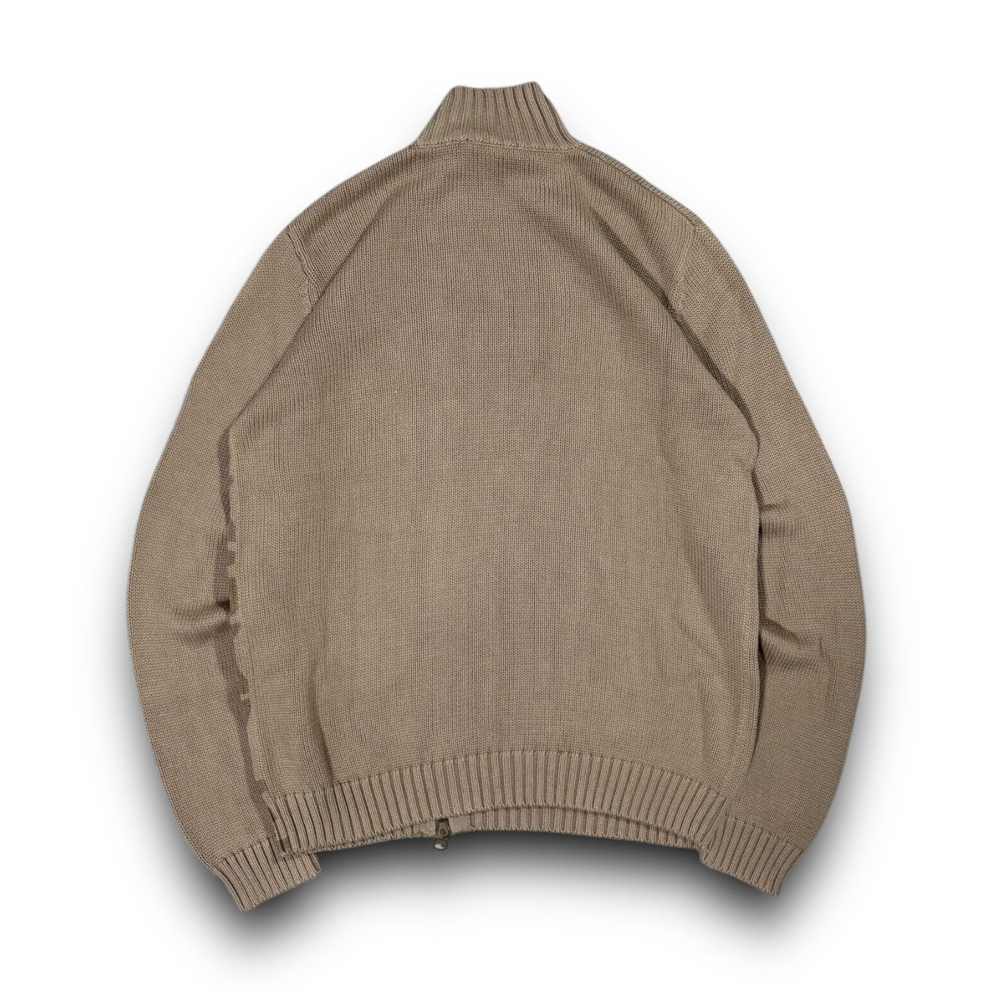 DKNY Asymmetrical Zipped Knit Jumper Large