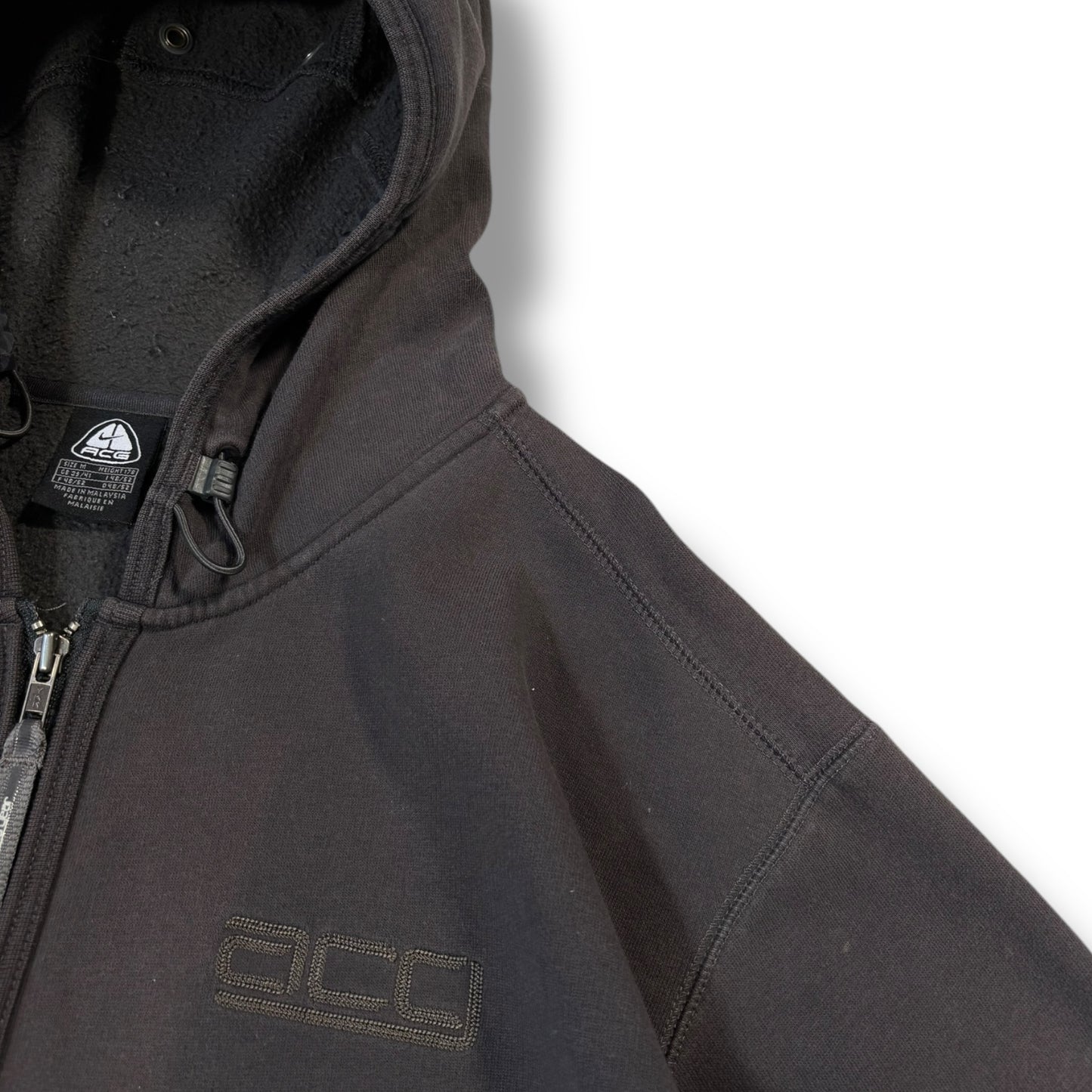 Nike ACG 00’s Washed Brown Hoodie Large