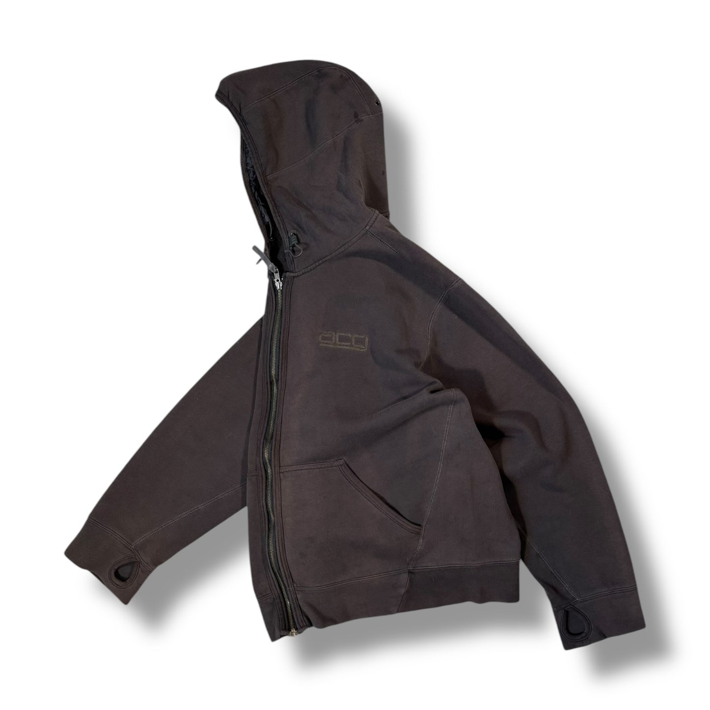 Nike ACG 00’s Washed Brown Hoodie Large