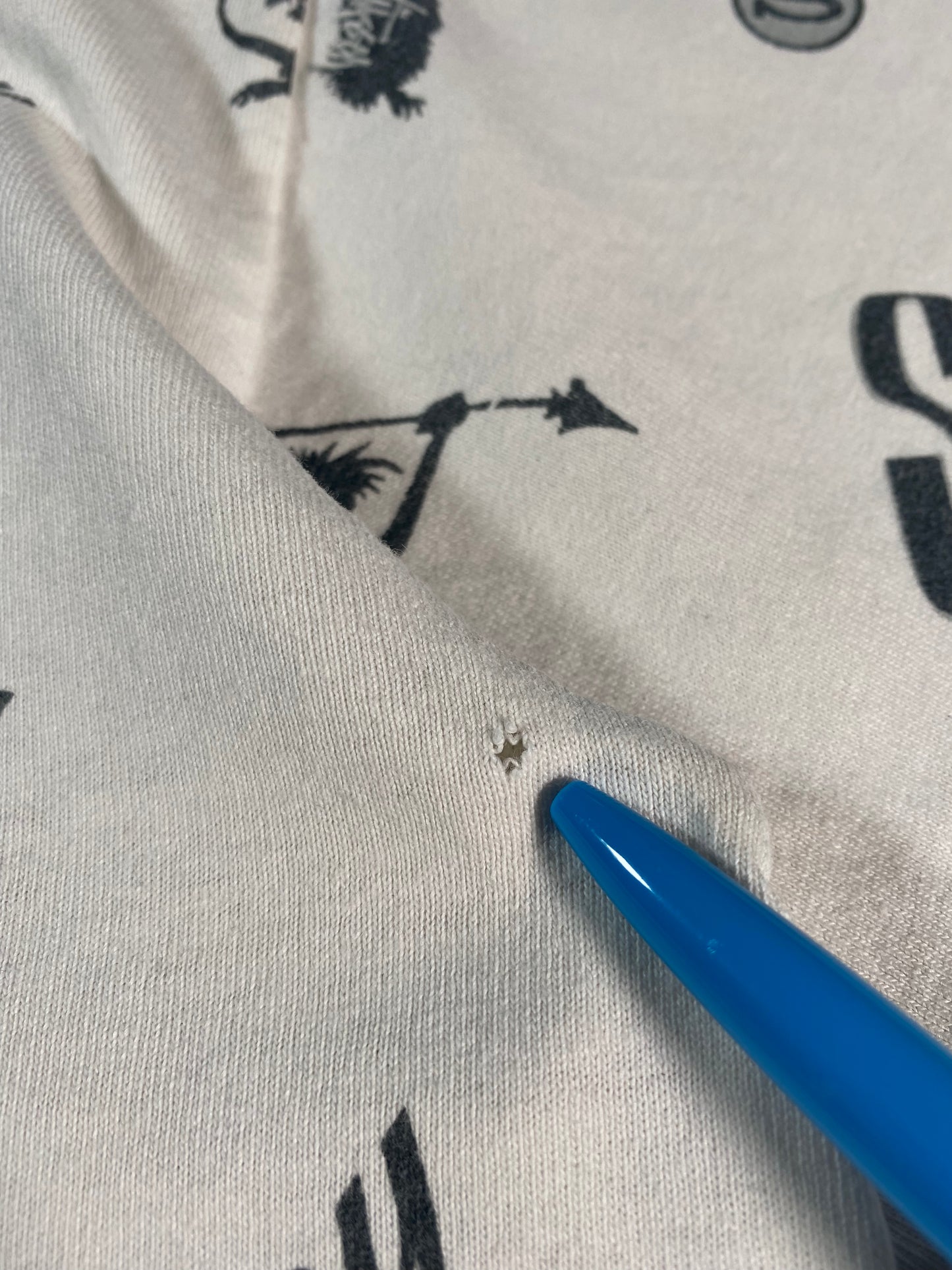 Stüssy 2000’s Logo All Over Print T-Shirt M