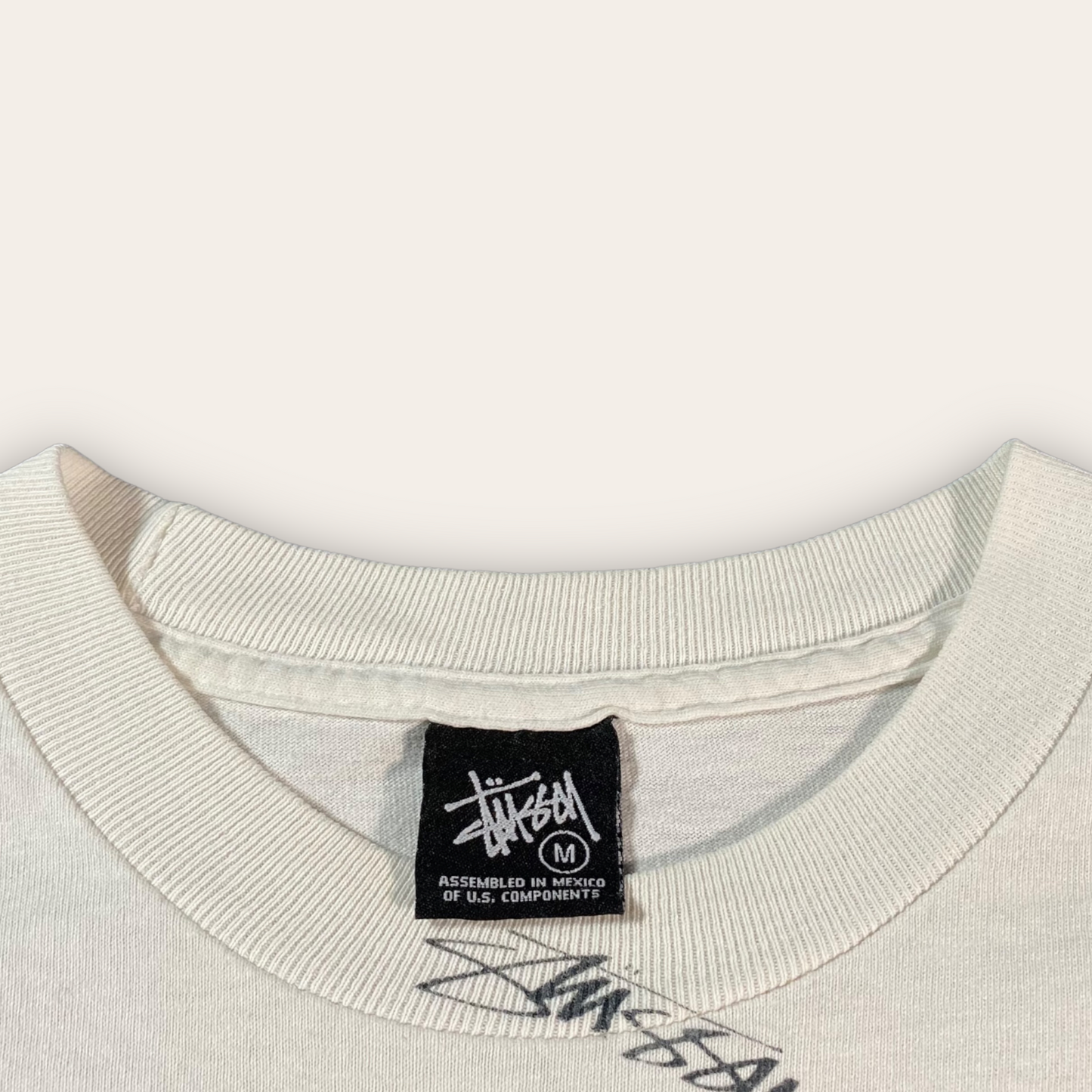 Stüssy 2000’s Logo All Over Print T-Shirt M