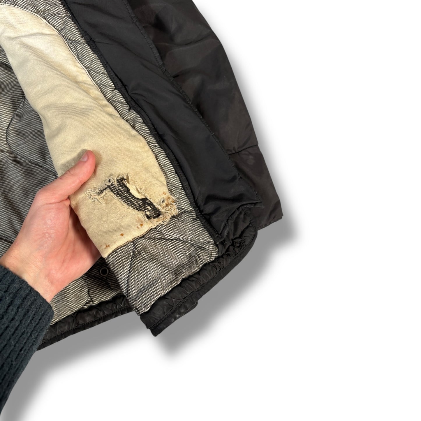 Stone Island AW 2003 Quilted Bomber Jacket Large