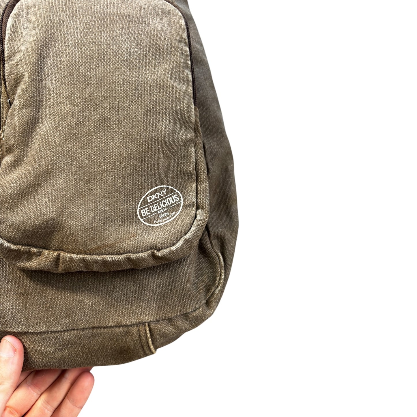 DKNY 00’s Canvas Multipocket Messenger Bag
