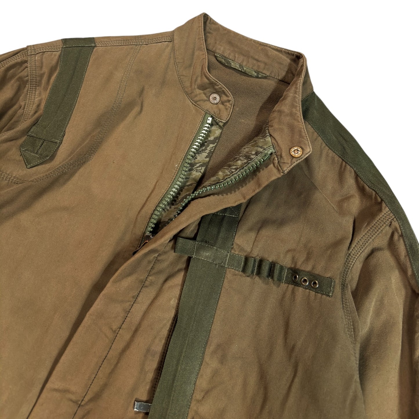 Maharishi 00's Dual Zip Military Cotton Jacket L
