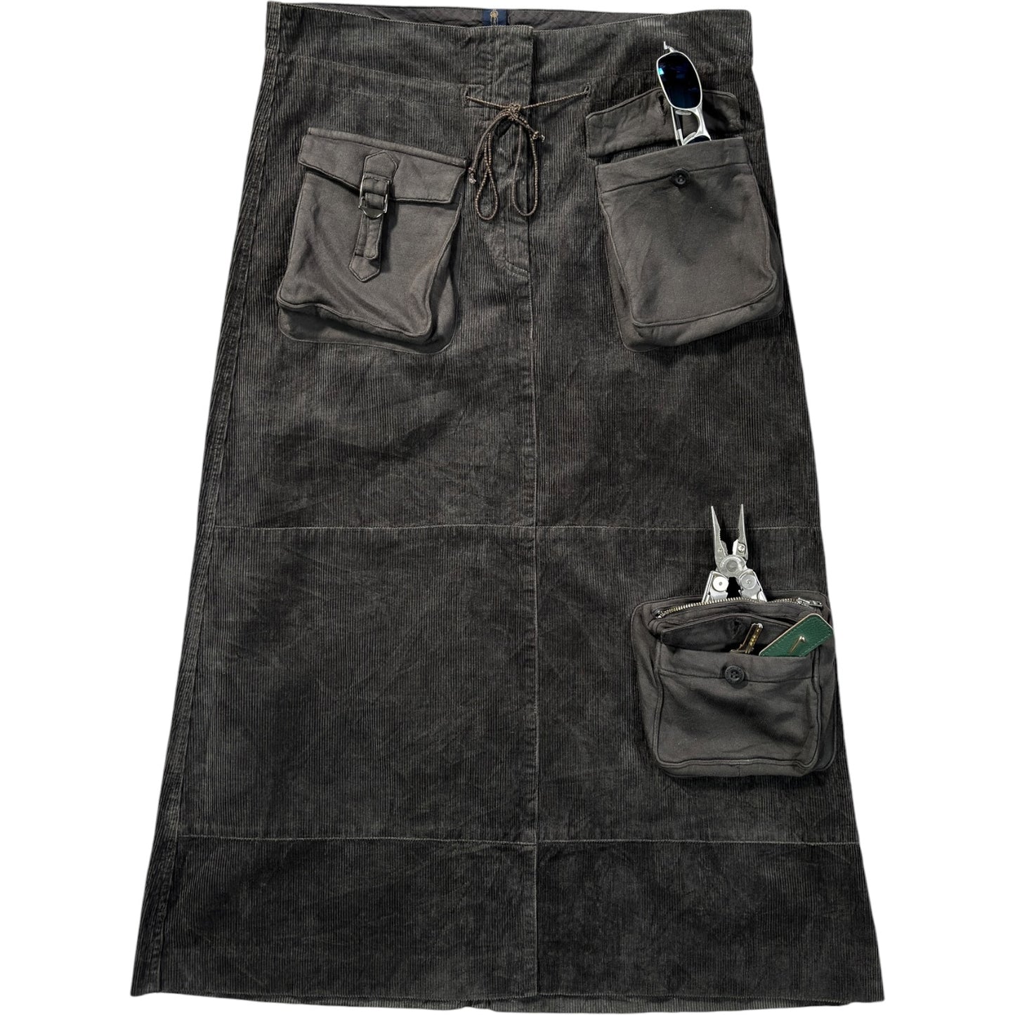CP Company Donna 2003 Corduroy Maxi Skirt Size 12/14