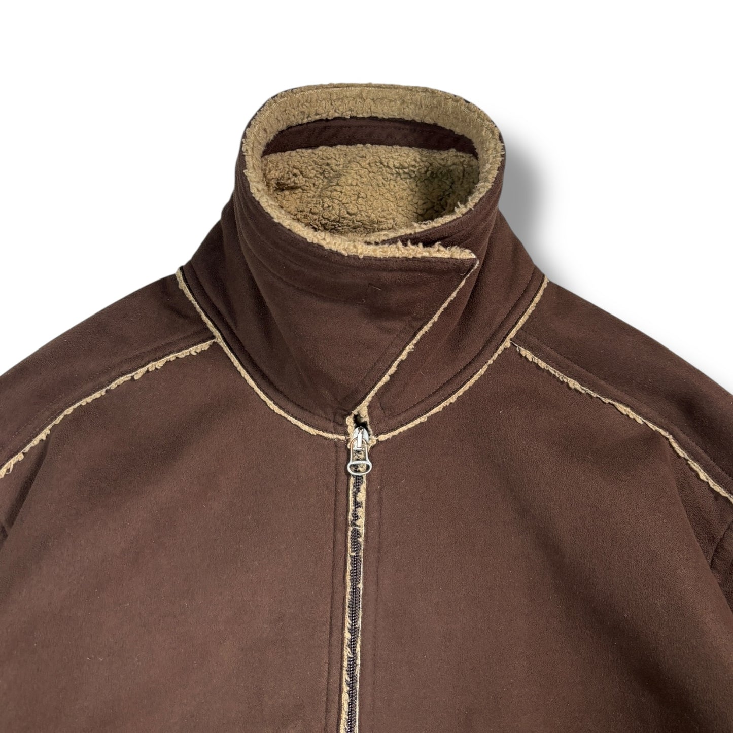 Hugo Boss Orange 00’s Faux Sherling “Dragon” Jacket Extra Large