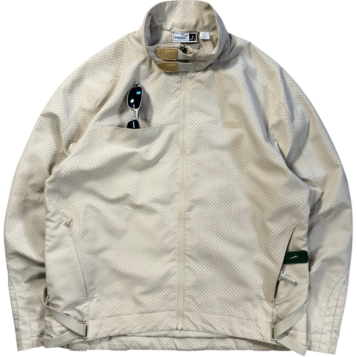 Puma Mostro 2004 Off White Technical Perforated Jacket M