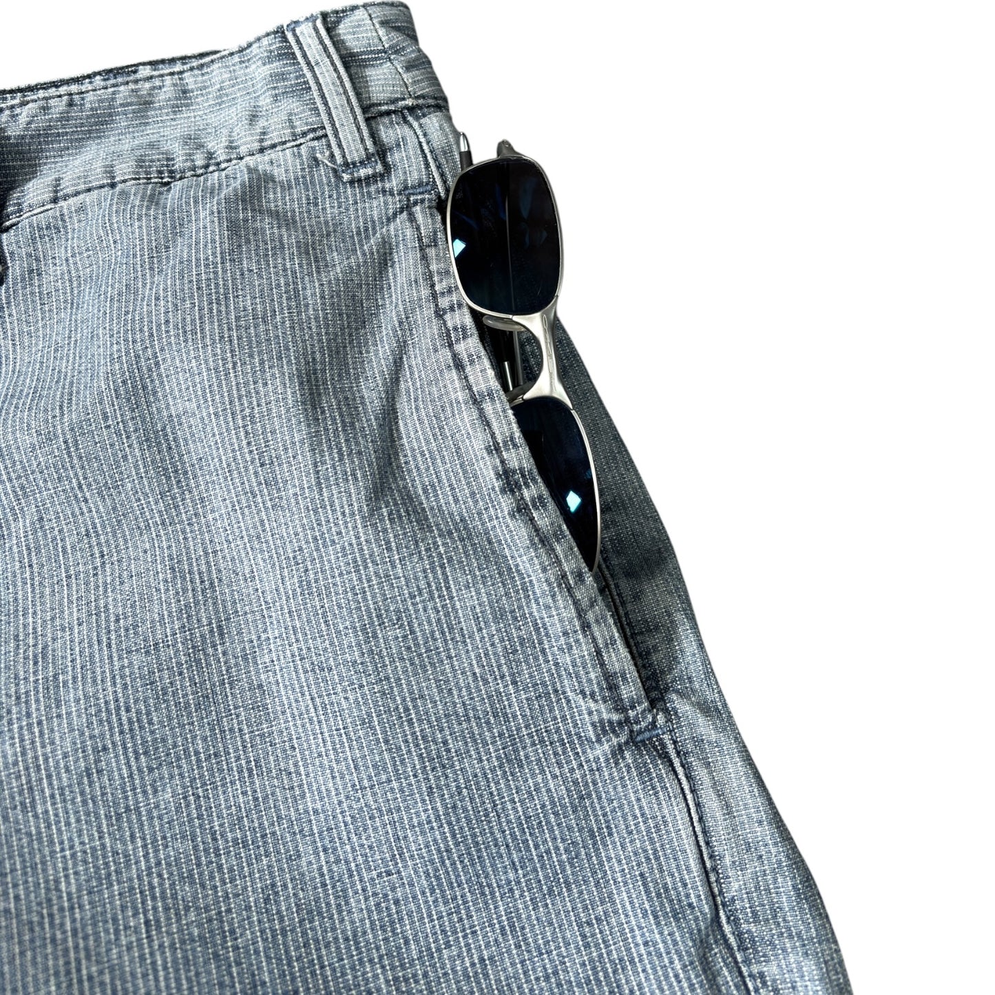 Armani Jeans 00’s Pinstripe Cotton Shorts W30