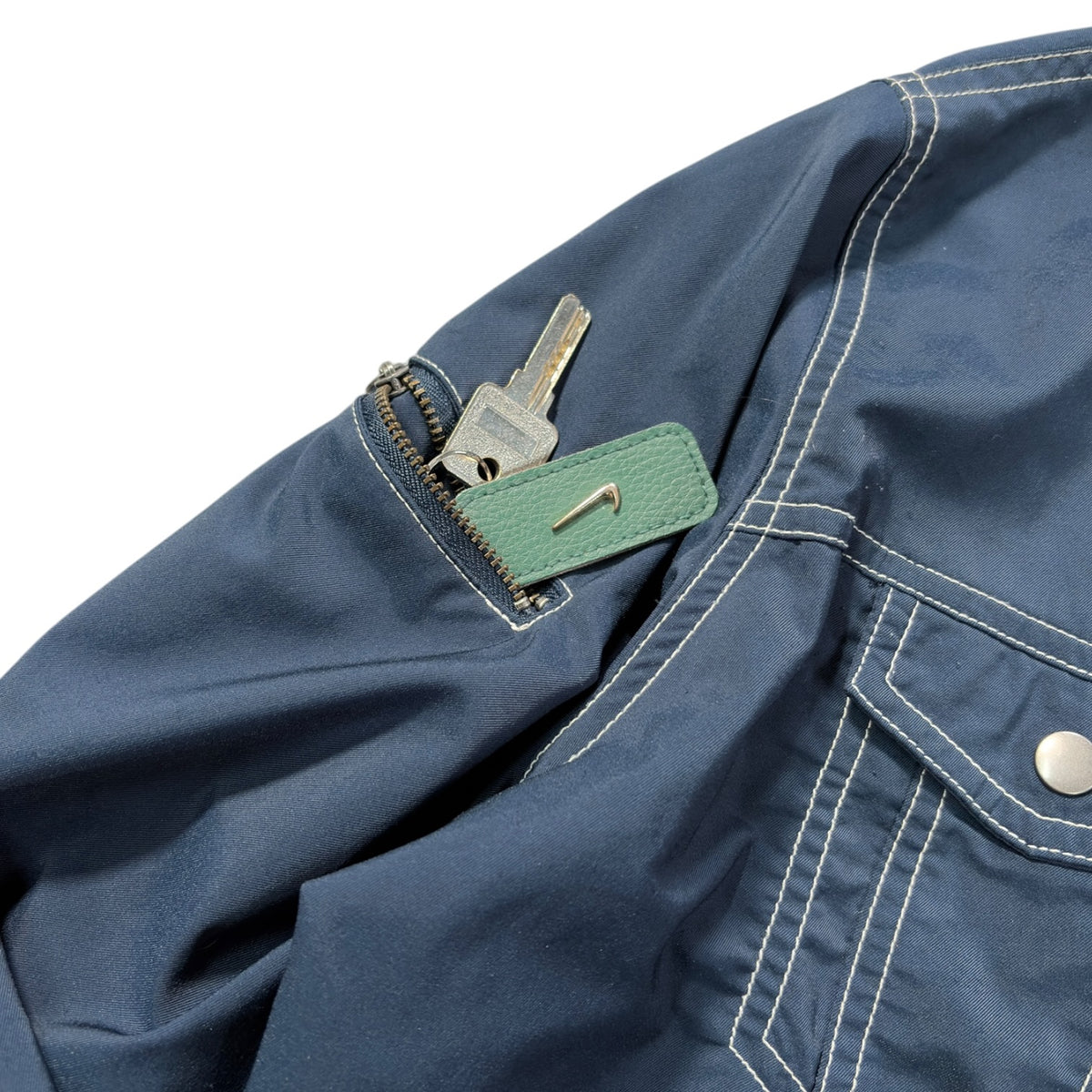 Nike 00’s Contrast Stitch Cropped Jacket S