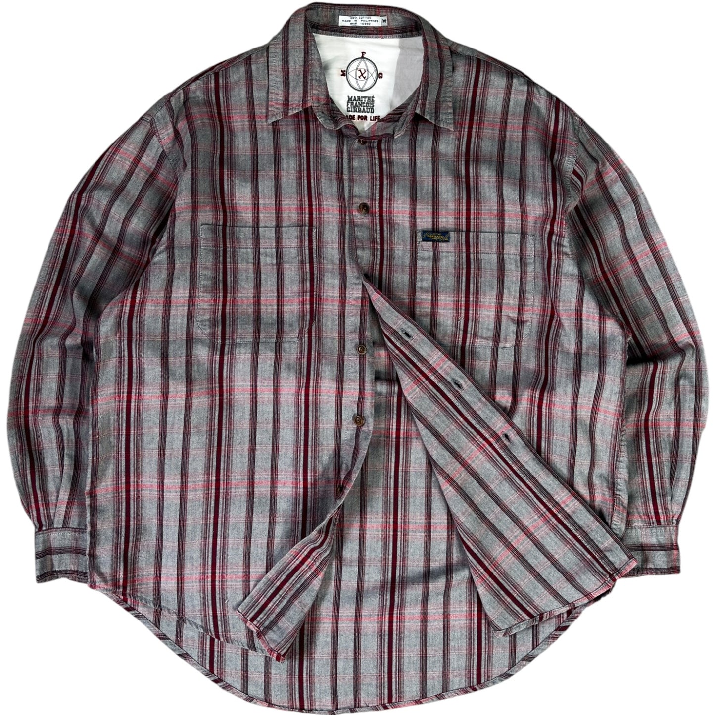 Marithé + François Girbaud Herringbone Cotton Shirt XL