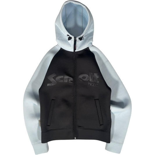 Schott 00’s Neoprene Full Zip Hoodie S