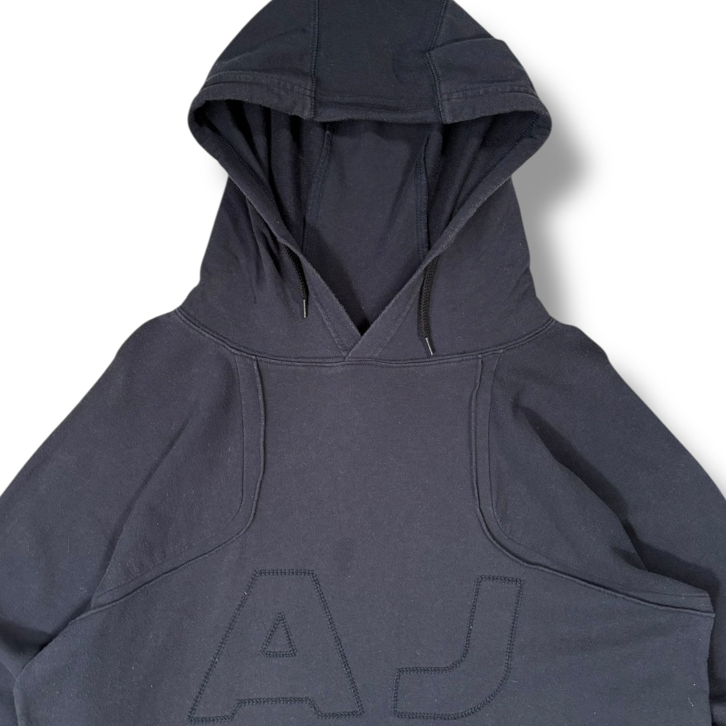 Armani Jeans 00’s Zipped Pocket Hoodie Large