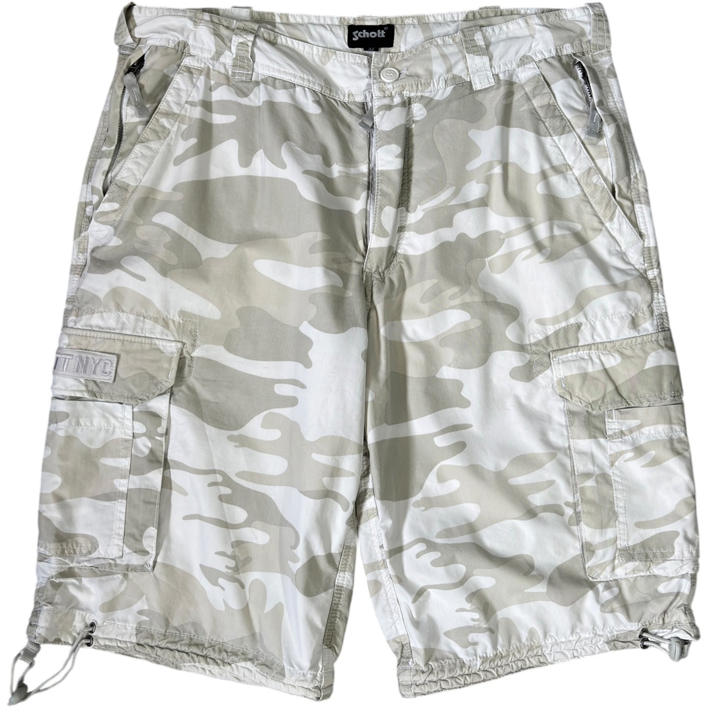 Schott NYC 00’s Camo Cargo Shorts W32