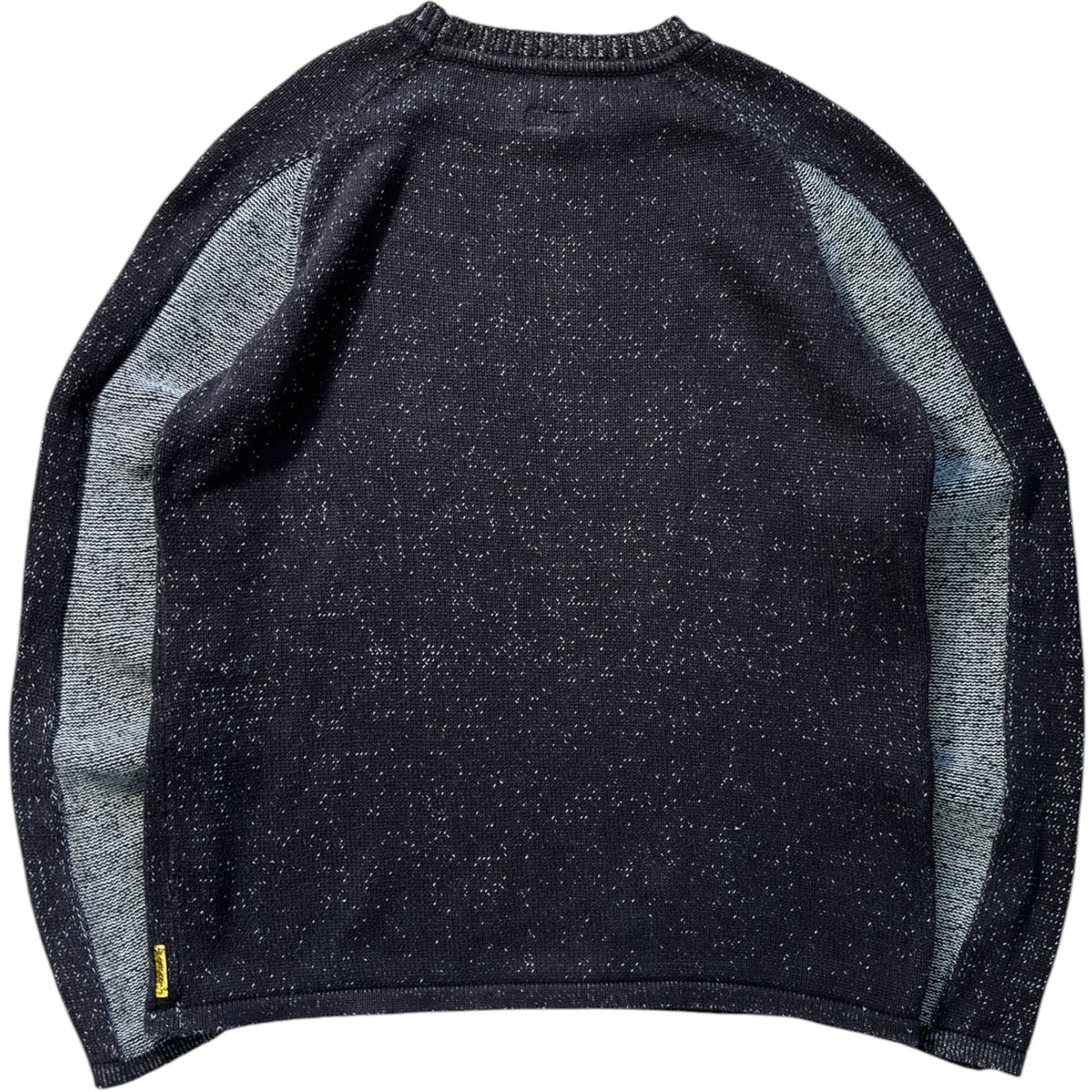 Armani Jeans 00’s Cotton Knit Two Tone Jumper M
