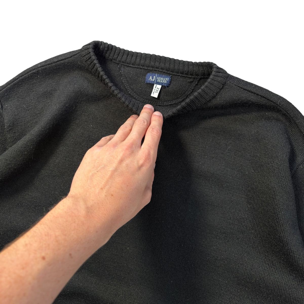 Armani Jeans 00’s Heavy Knit Jumper L