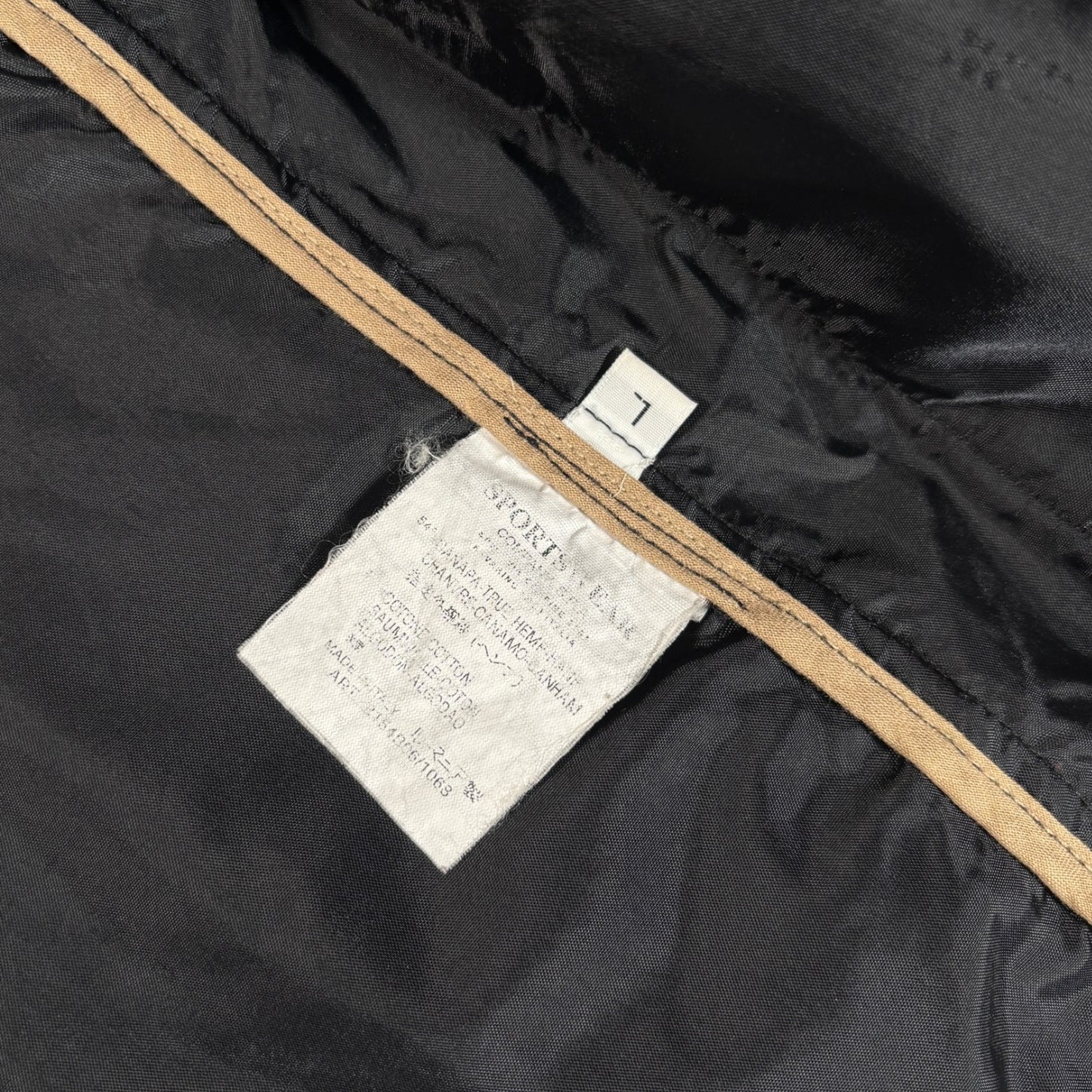 Stone Island 2003 Hemp Utility Jacket L