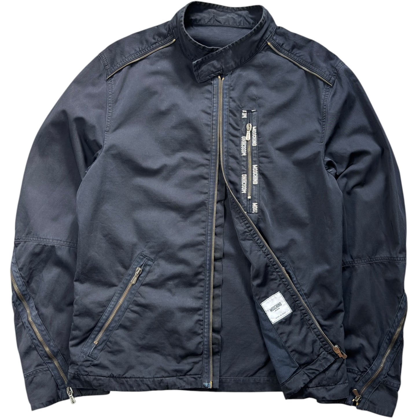 Moschino 00’s Sleeve Zipper Jacket M