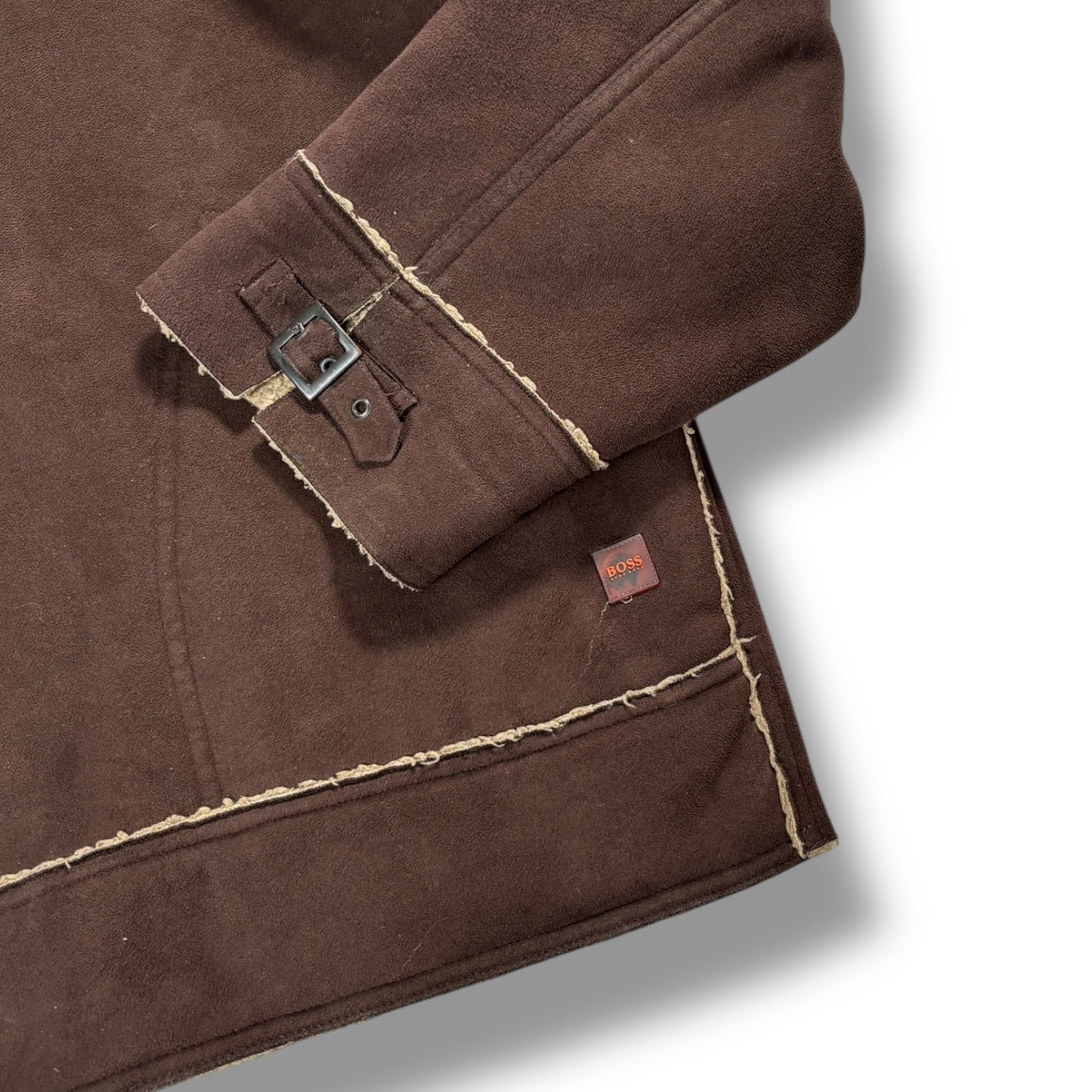 Hugo Boss Orange 00’s Faux Sherling “Dragon” Jacket Extra Large