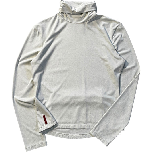 Prada Sport 00’s Roll Neck Top Size 10/12