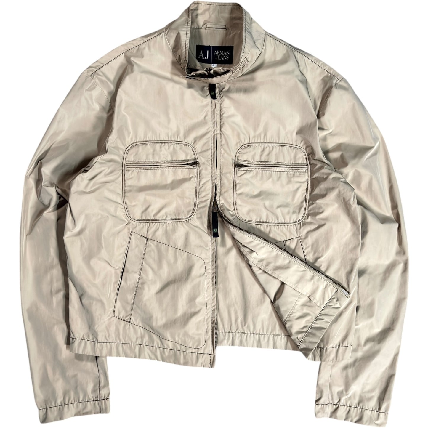 Armani Jeans 00’s Cropped Multipocket Jacket L