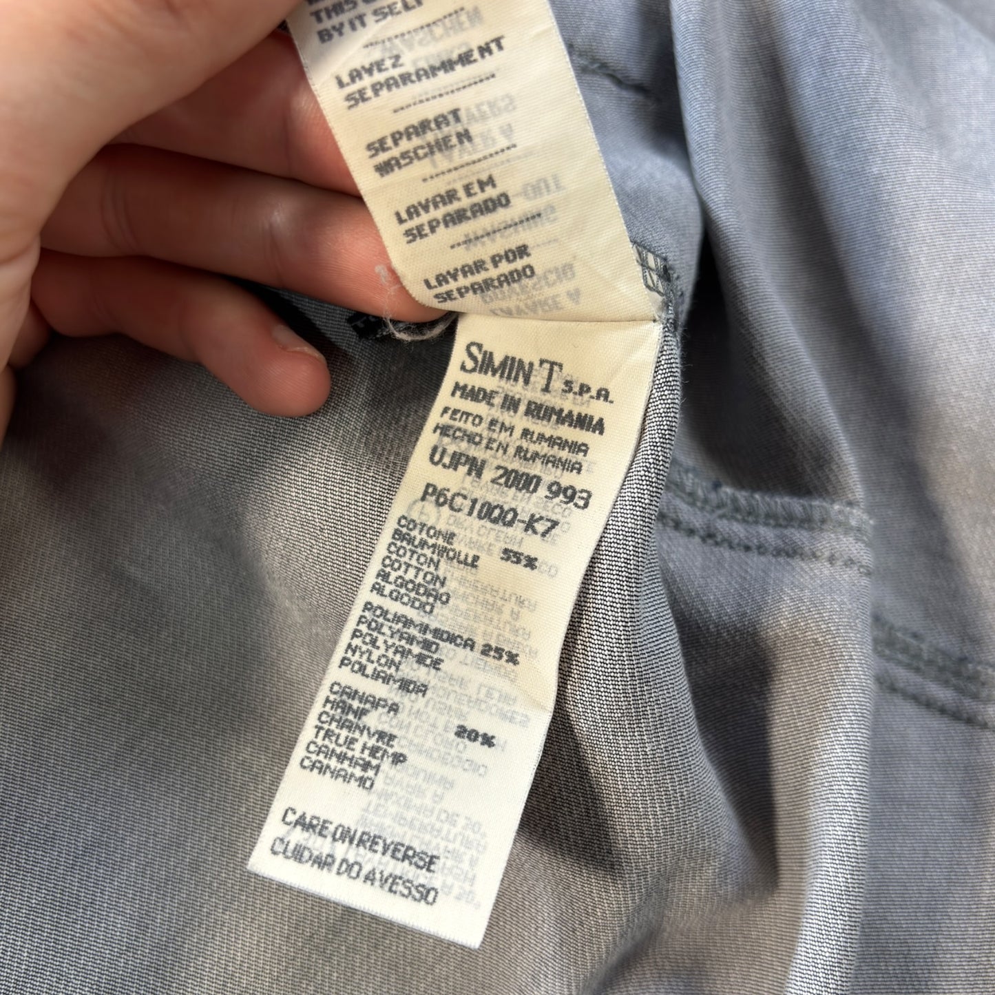 Armani Jeans 90’s Hemp Blend Jacket XL