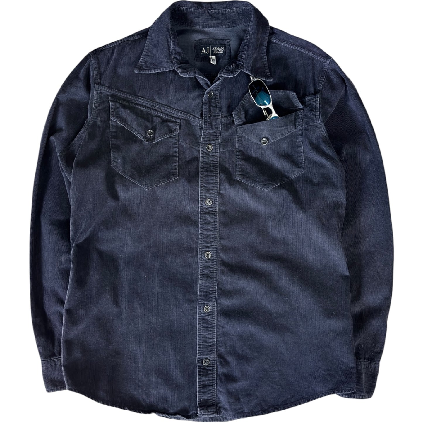 Armani Jeans 00’s Mini Corduroy Shirt S