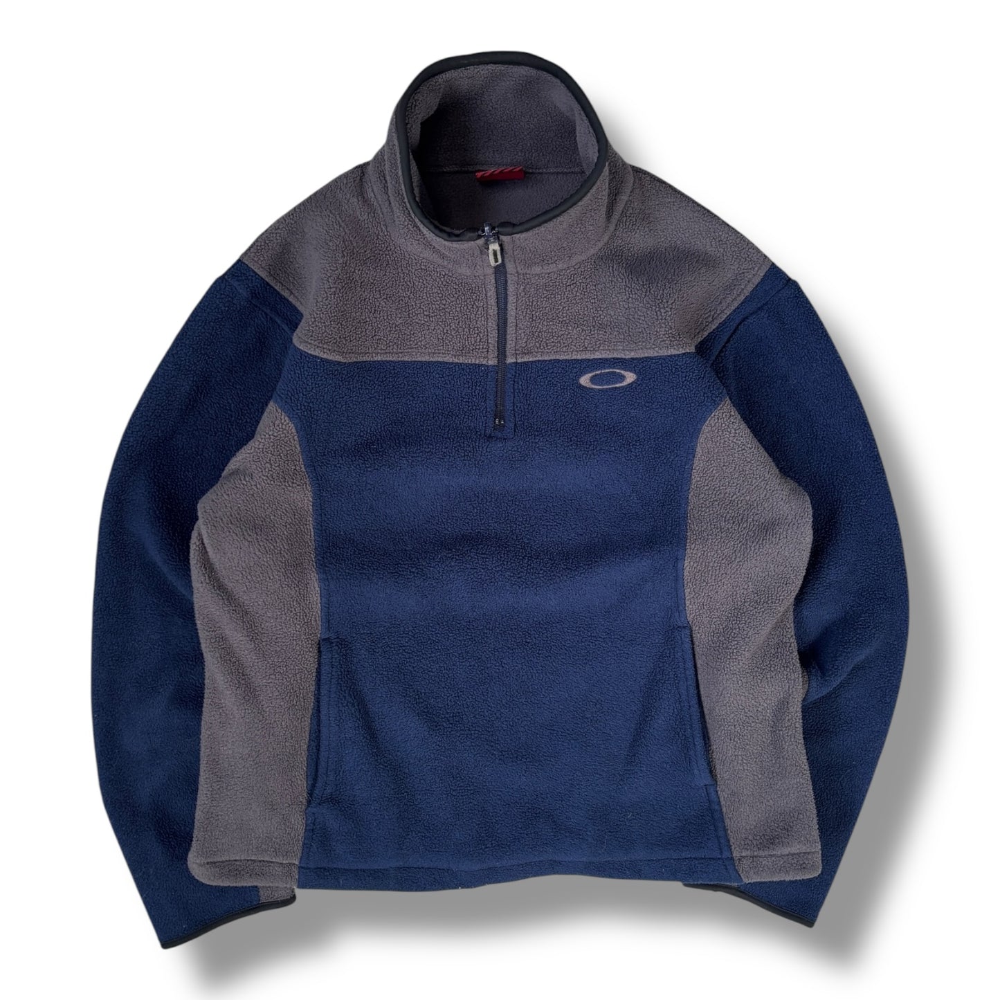 Oakley 00’s Two Tone Quarter Zip Fleece Small