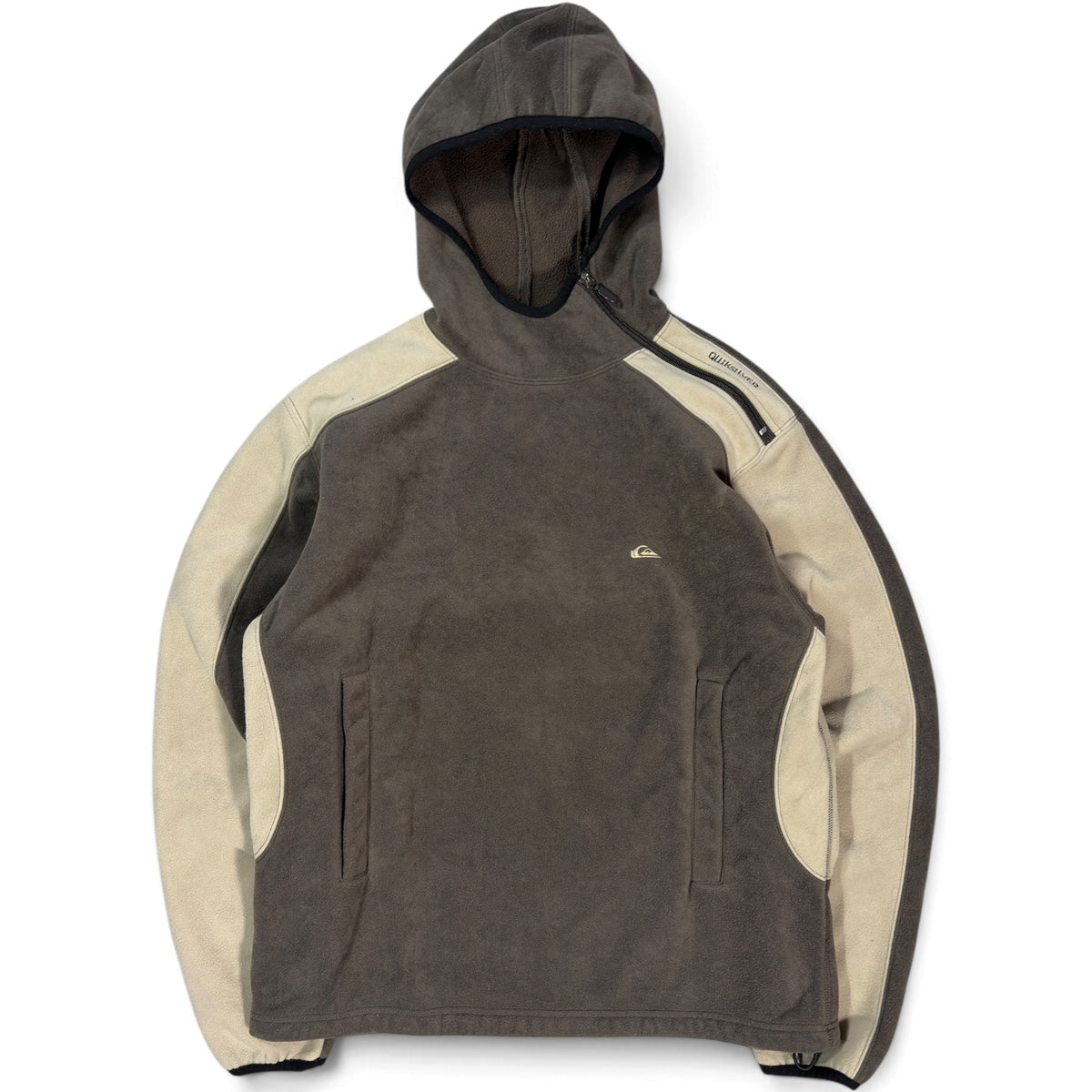 Quiksilver 00’s Hooded Shoulder Zip Fleece M