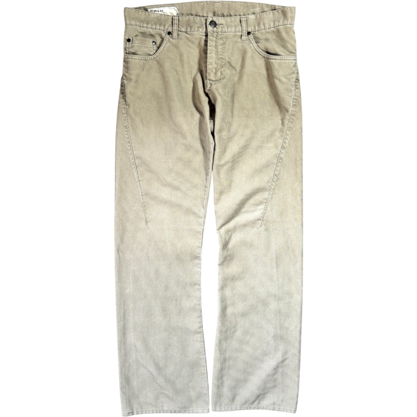 Oakley 2007 Beige Corduroy Trousers W34