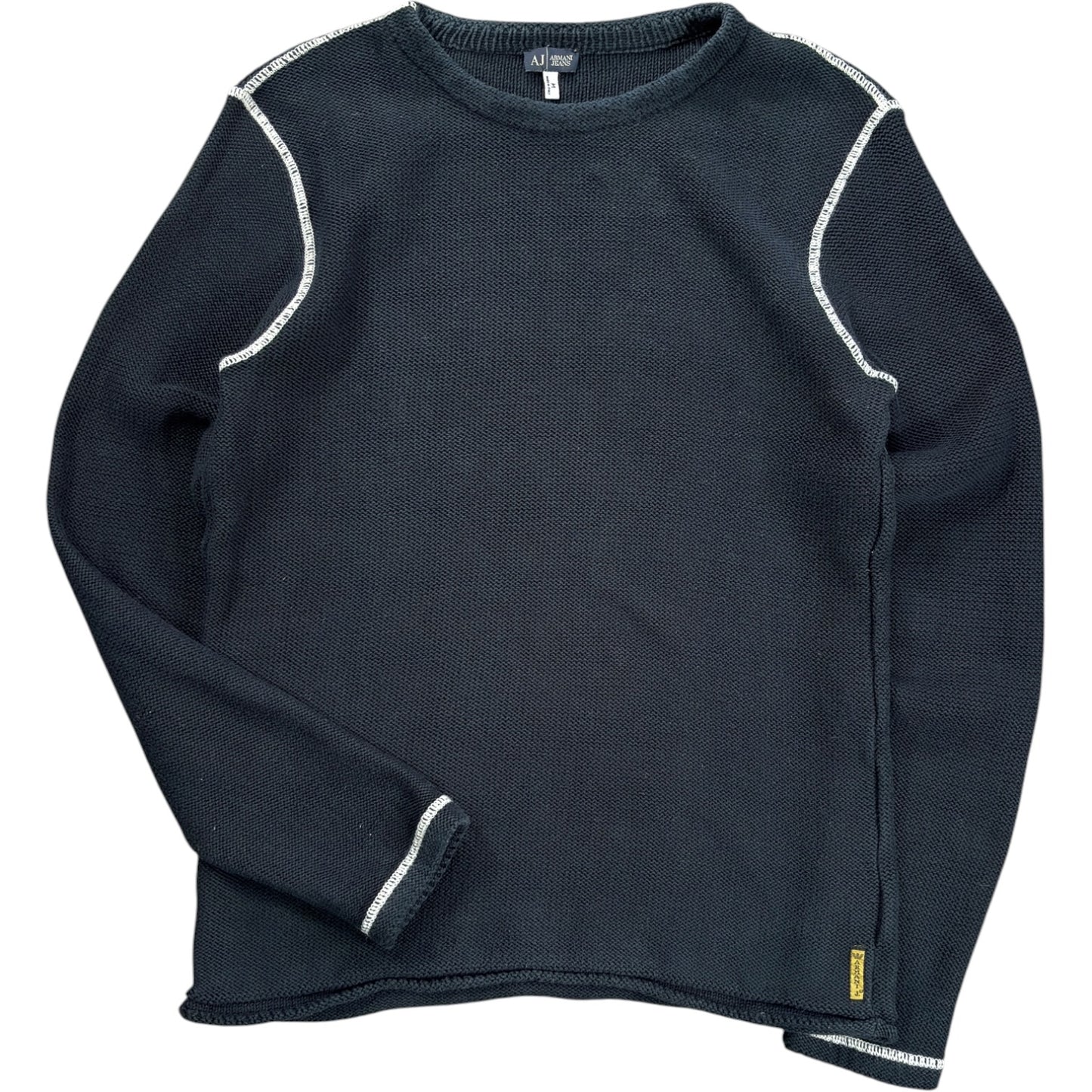 Armani Jeans 00’s Heavyweight Cotton Knit M