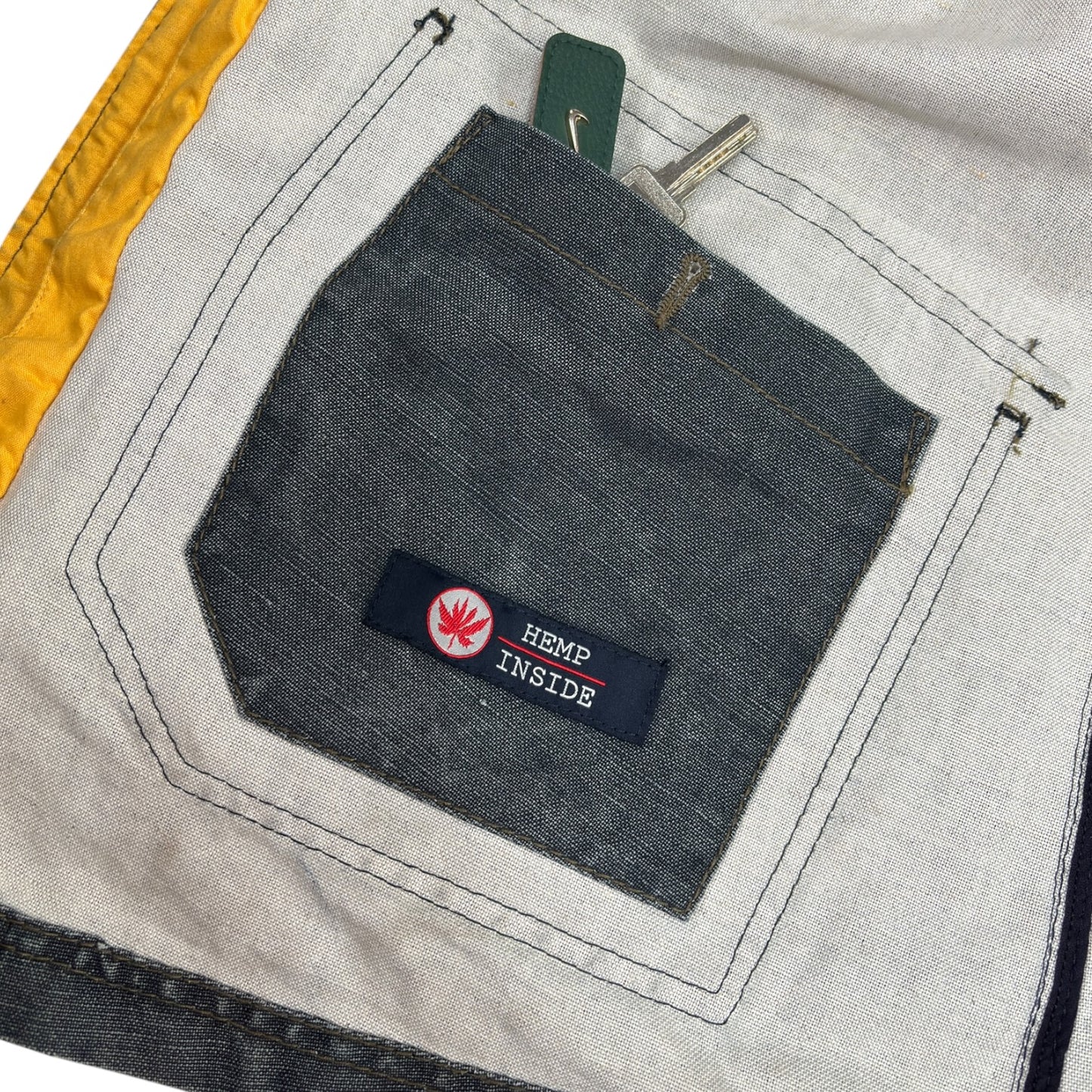 Armani Jeans 00’s Articulated Hemp Parka Jacket XL