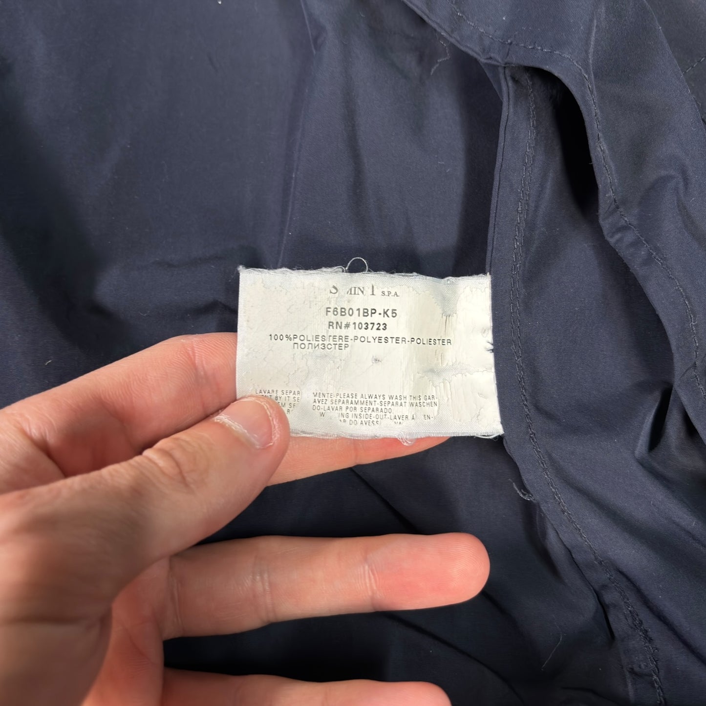 Armani Jeans 00's Navy Cropped Multipocket Jacket M