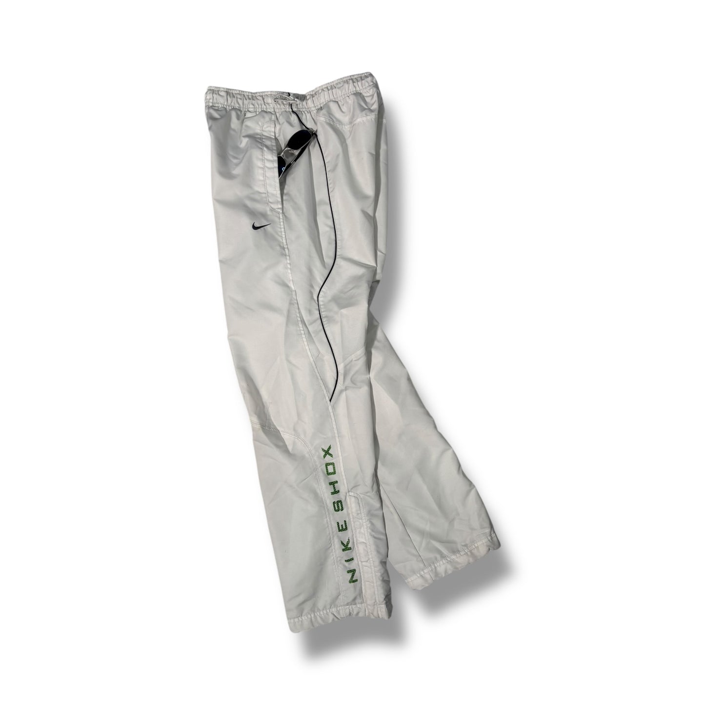 Nike Shox 00’s White Track Pants Small