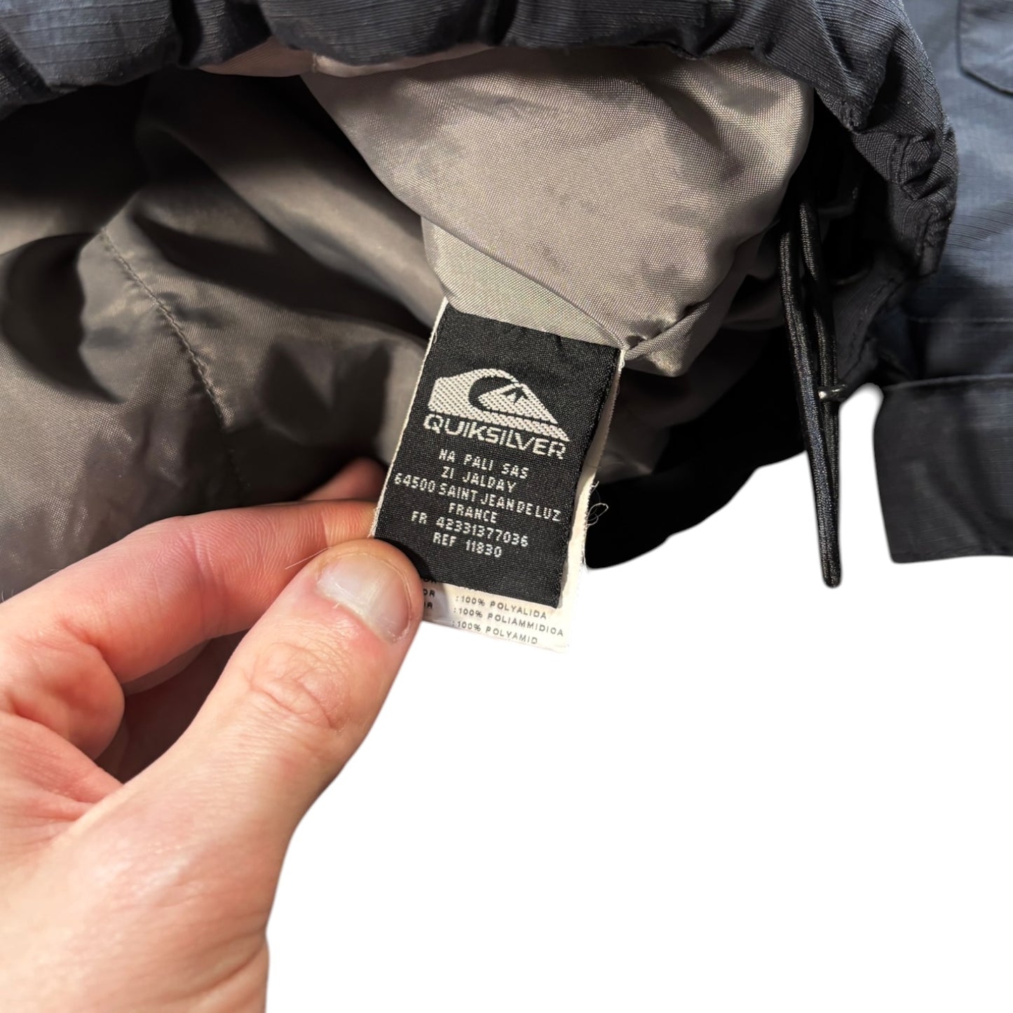 Quiksilver 00’s 'Compass' Asymmetric Zip Jacket M