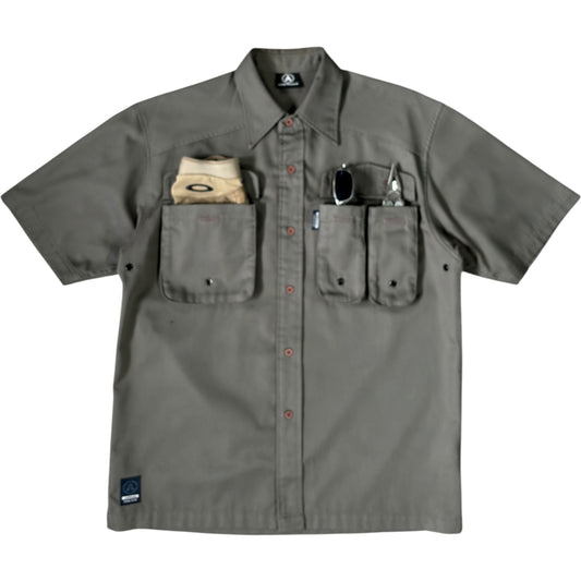 Airwalk 00’s 3D Pocket Short Sleeve Shirt L