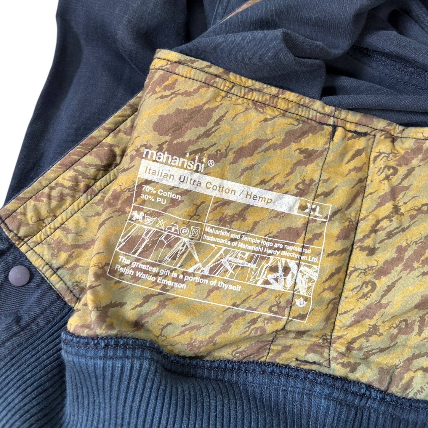 Maharishi 00’s Ultra Cotton Multipocket Bomber Jacket XL