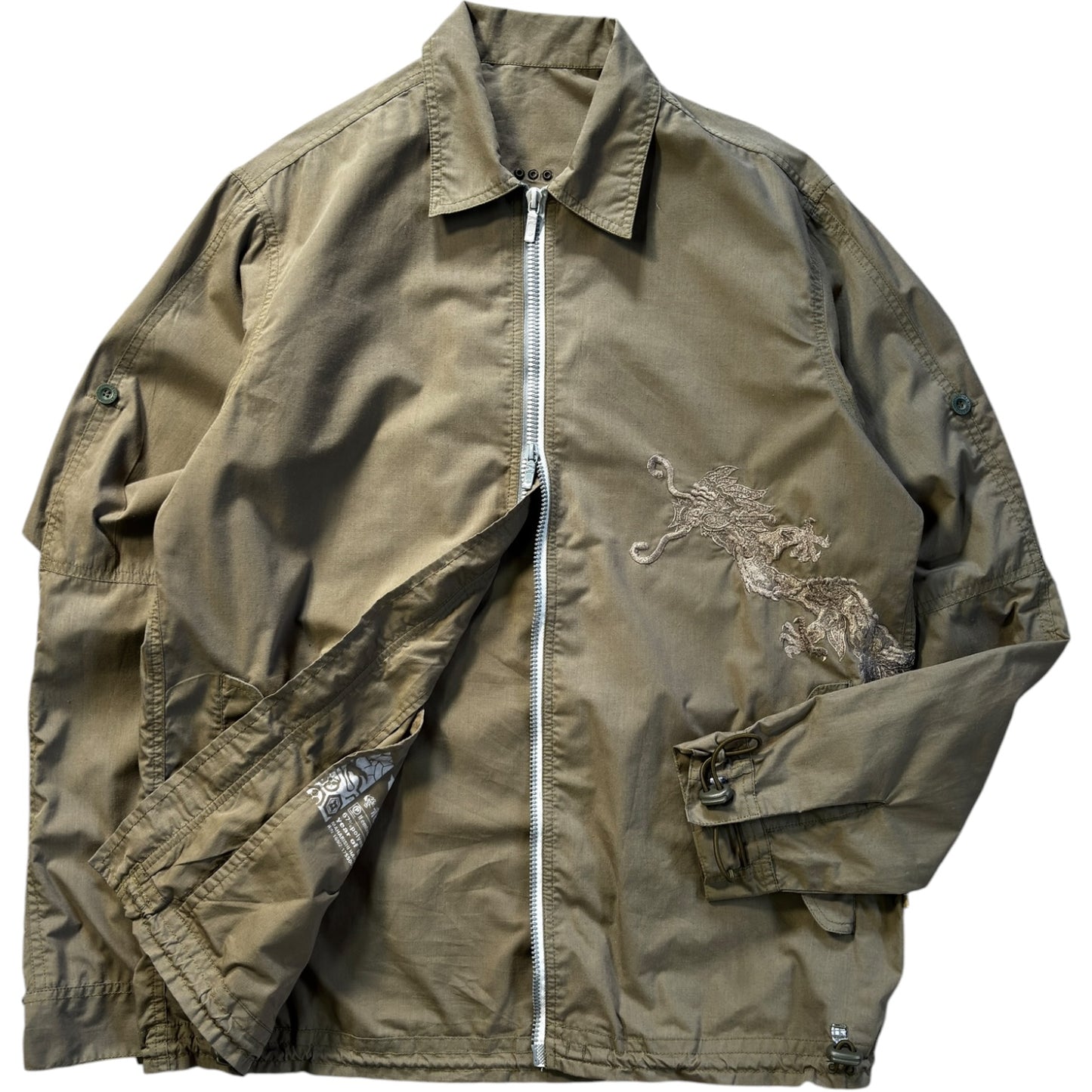 Maharishi 00’s Embroidered Dragon Utility Jacket L