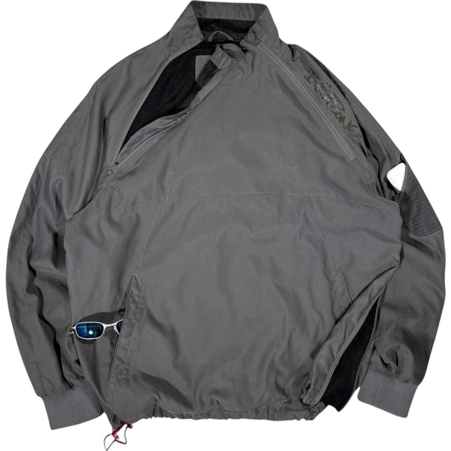 Billabong 2002 Asymmetrical Dual Zip Jacket L