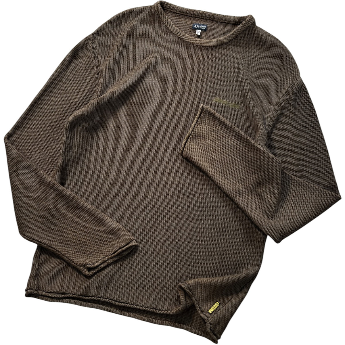 Armani Jeans 00’s Heavy Cotton Knit Jumper XL