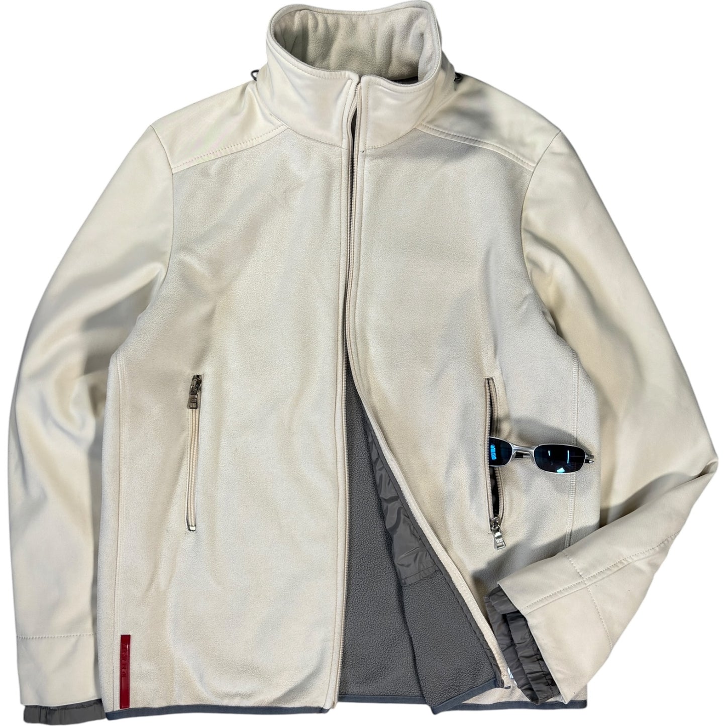 Prada Sport 00’s Two Tone Fleece Jacket L
