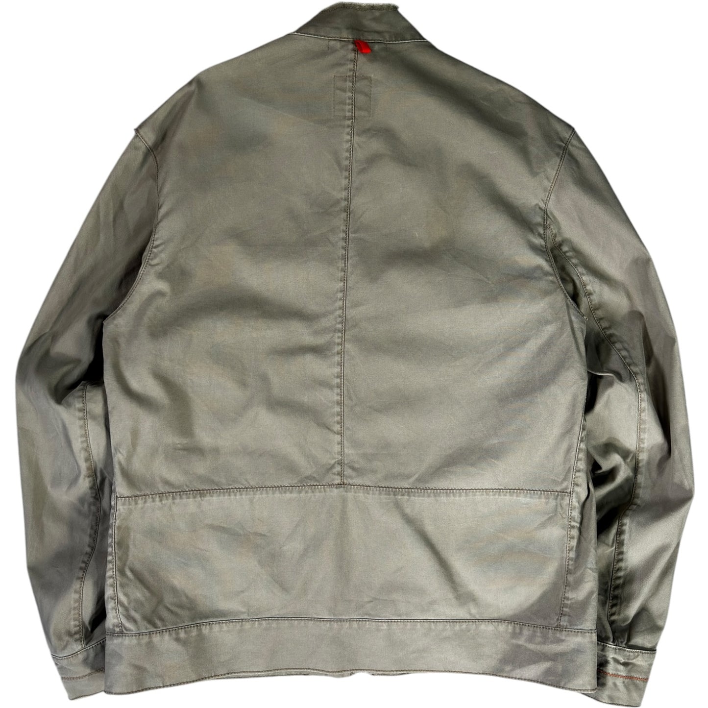 Hugo Boss 00's Asymmetrical Zip Cotton Jacket M