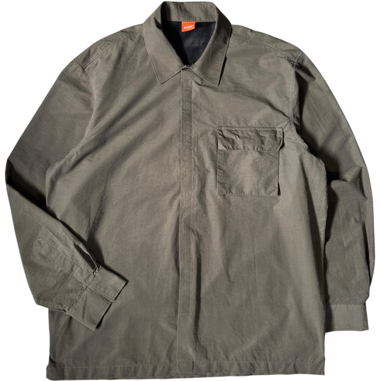Hugo Boss Orange 00’s Detachable Pocket Nylon Shirt L