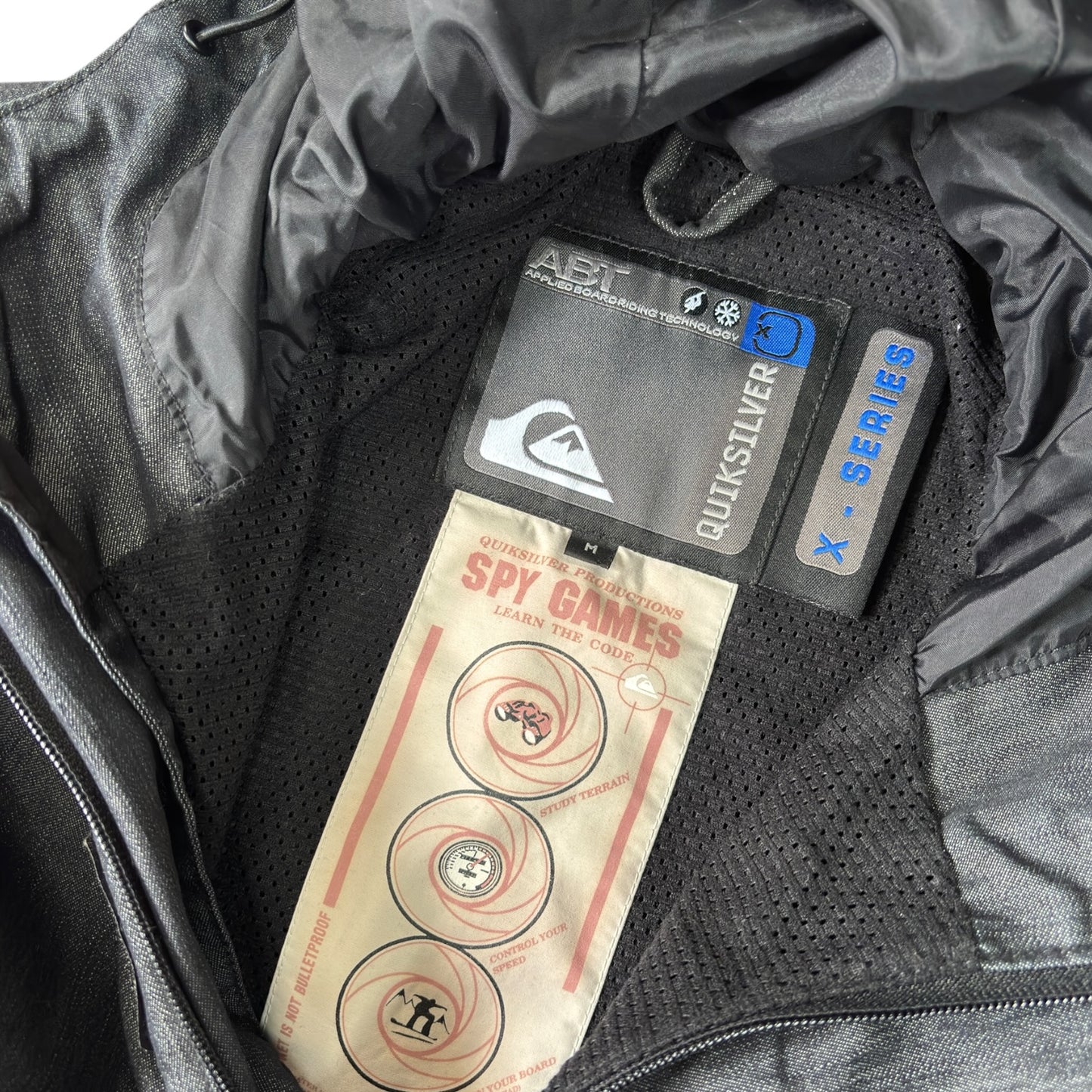 Quiksilver 00’s Quiktech “Spy Games” Cotton Half Zip Anorak Jacket M